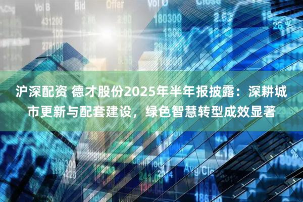 沪深配资 德才股份2025年半年报披露：深耕城市更新与配套建设，绿色智慧转型成效显著